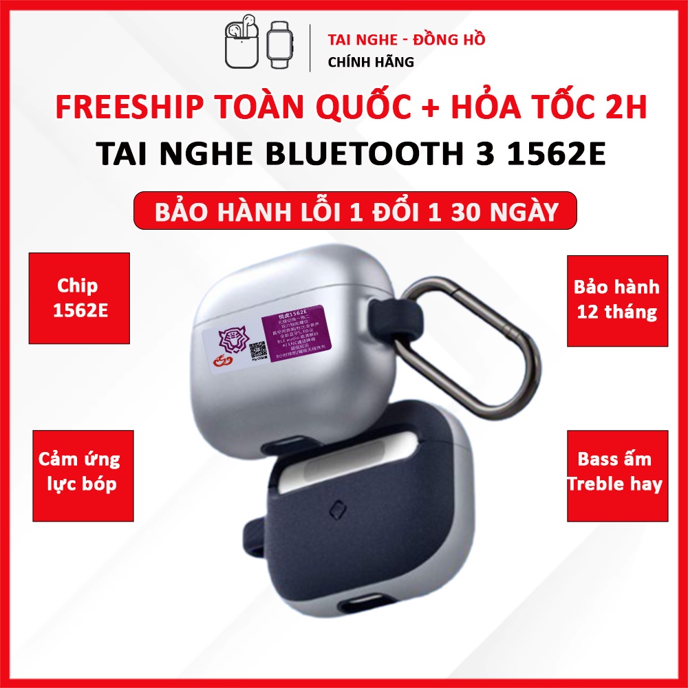 Tai Nghe Bluetooth Hổ Vằn 3 1562E | Tai Nghe Hổ Vằn Louda 1562E | Âm Thanh Không Gian, Độ Trễ Game Thấp - MobileCity