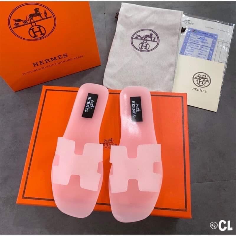 Dép HM nữ nhựa thời trang  trong suốt giá rẻ siêu hot