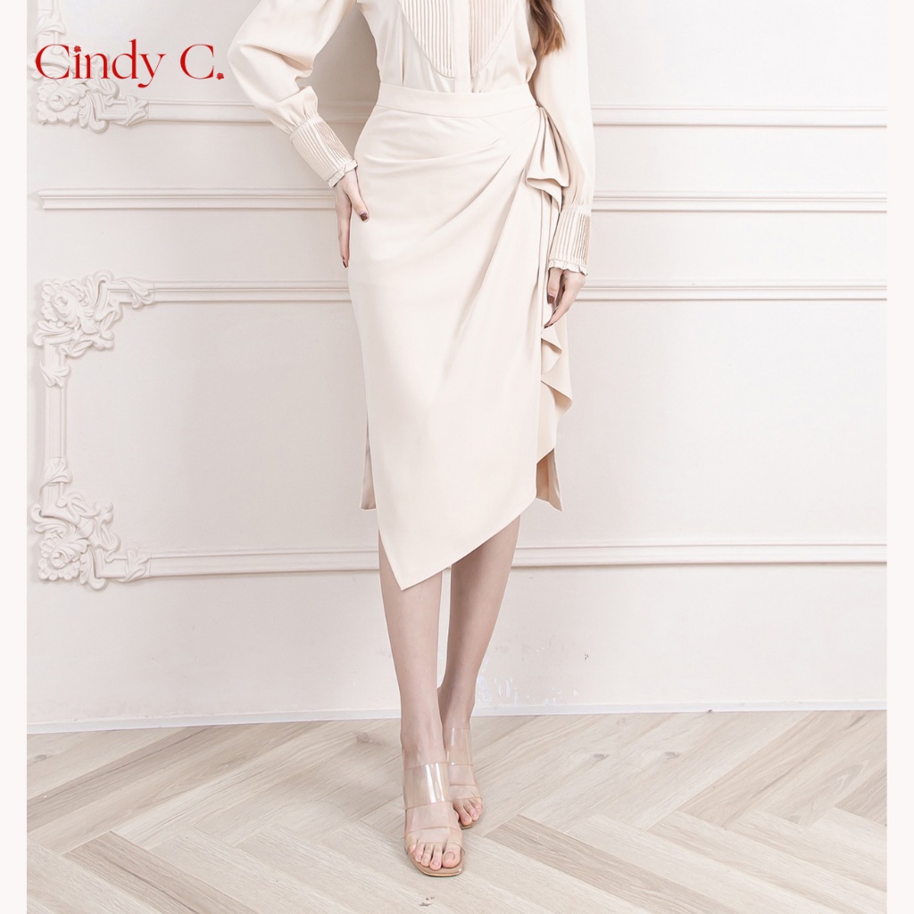 Chân váy dài Zelda CINDY C chất liệu Linen thiết kế sang trọng nữ tính 038/039