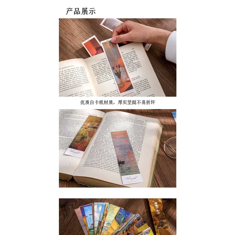 Bookmark Giấy, Thẻ Đánh Dấu Sách Set 10 Chiếc Nhiều Hình