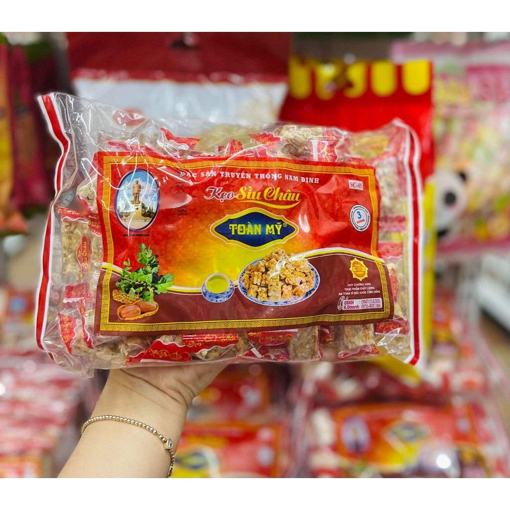 Kẹo sìu châu Toàn Mỹ gói 130g/ hộp 320g