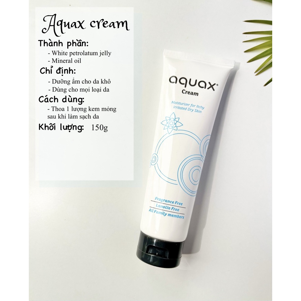 Kem dưỡng ẩm tầng sâu, giảm kích ứng, mẩm đỏ Aquax cream