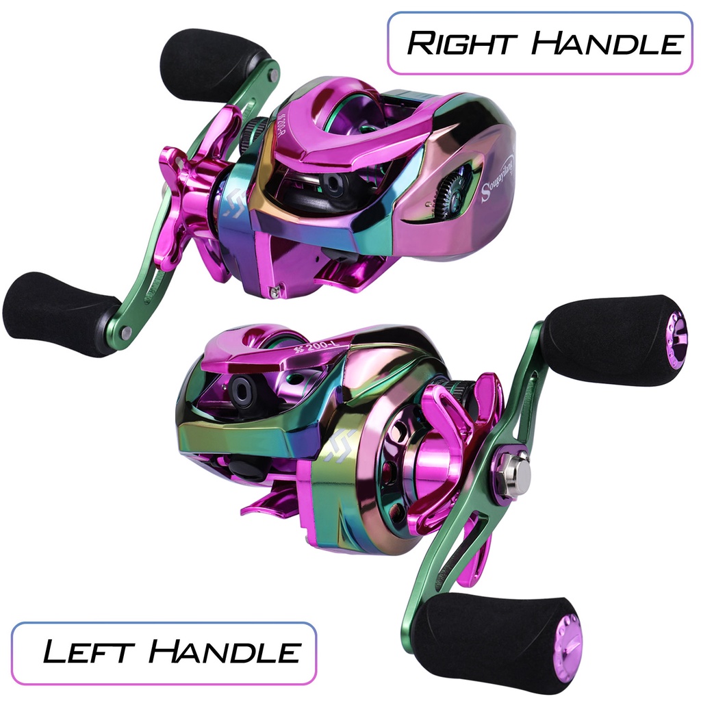 Máy Câu Ngang Máy Câu Lure Máy Ngang,7.2:1 Tỷ lệ bánh răng,13+1BB,Cuộn nhôm nước ngọt