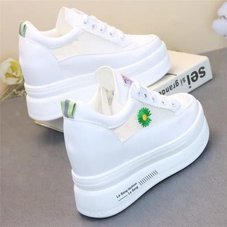 [ Hàng order ] Giày thể thao đế độn nữ bông cúc 10cm