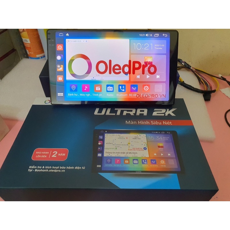 Màn Hình DVD Android Ô Tô OledPro Ultra 2K Liền Cam 360 Chính Hãng  – Đỉnh Cao Chất Lượng Hình Ảnh 2023