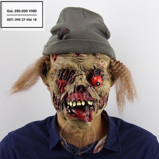 Mặt nạ hoá trang halloween cosplay đội mũ mới năm 2023