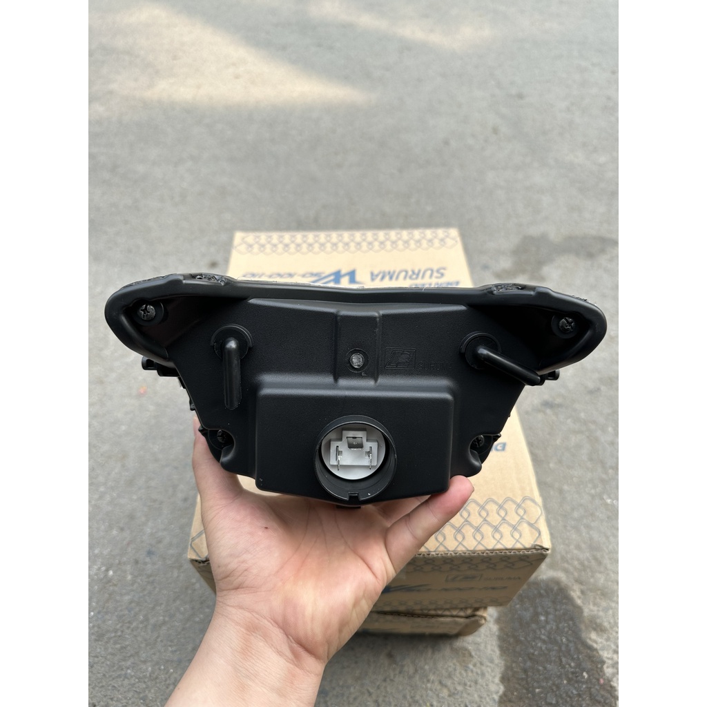 Pha led 2 tầng suruma lắp đặt cho mọi loại wave 50cc 100cc 110cc rs s future x