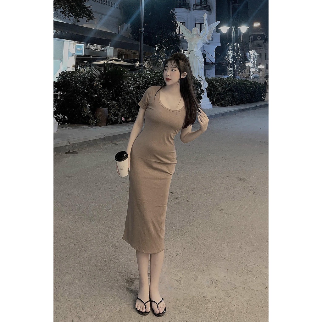Váy body tôn dáng 4 màu xinh
