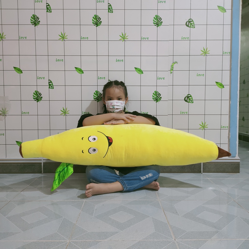 GỐI ÔM HÌNH TRÁI CHUỐI SIZE LỚN (1 MÉT)