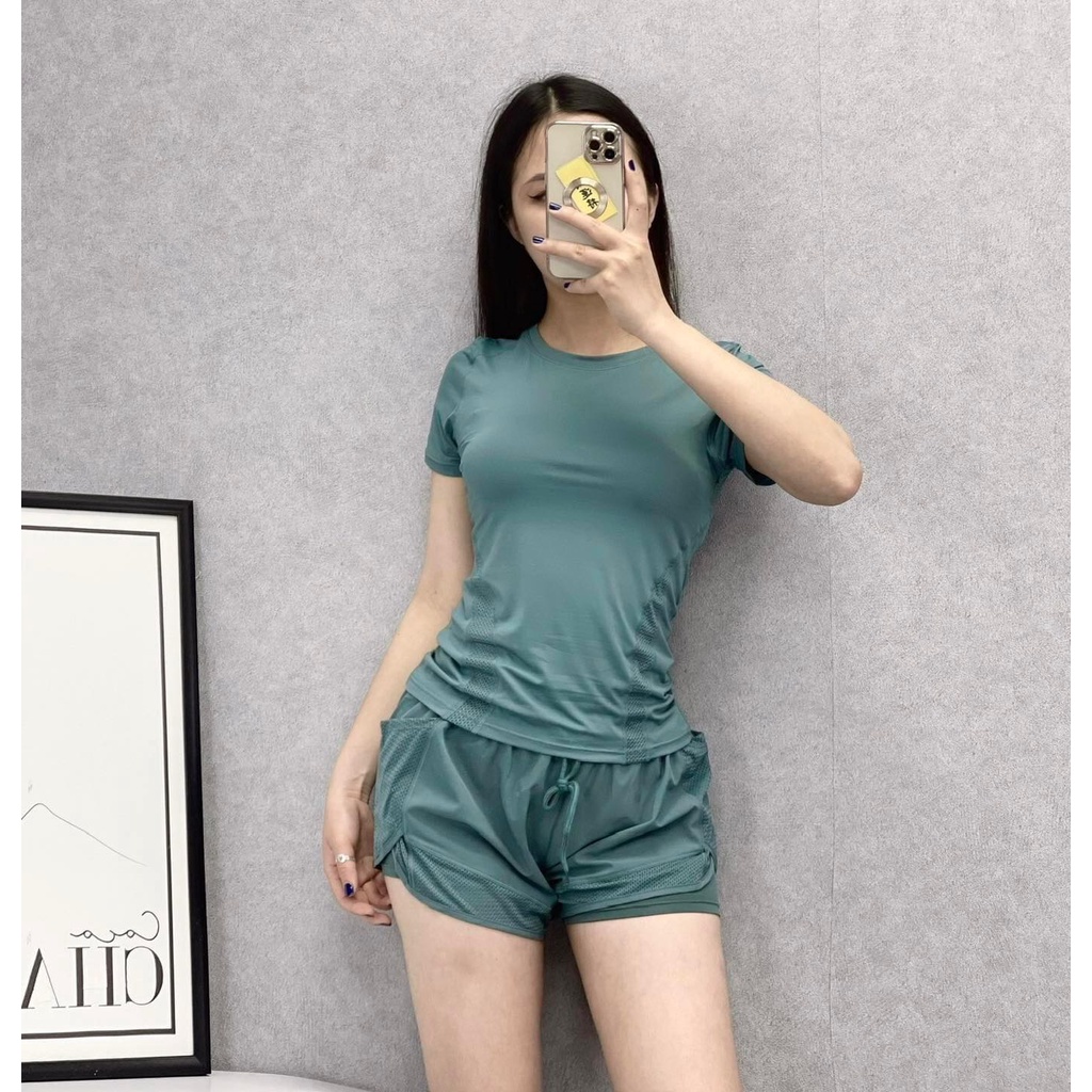 Áo thể thao Nữ thun lạnh siêu mịn mát, tôn dáng - Quần áo tập gym nữ, chạy bộ, du lịch,mặc nhà
