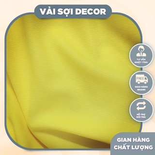 Vải chống nhàu màu vàng khổ vải 1,6m x 1m dài ( vải liền 100m )