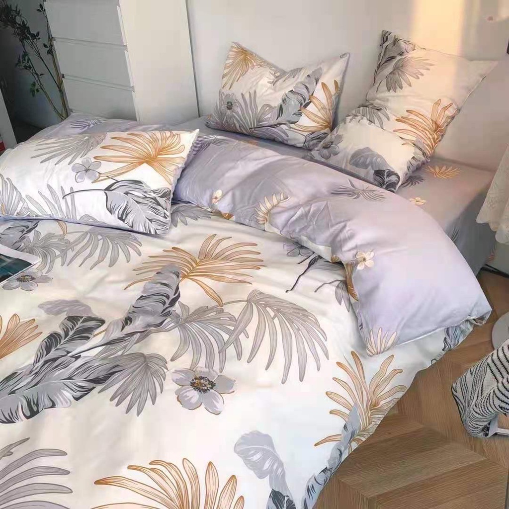 Sét Ga Gối kèm Vỏ Chăn EverDream 155 Nhập Khẩu,100% cotton living cao cấp, đủ mọi kích thước