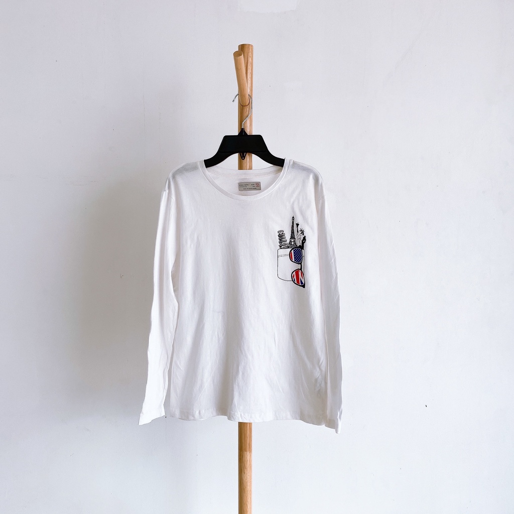 THANH LY ÁO PHÔNG TAY DÀI ZARA MẤT TAG CHƯA MẶC