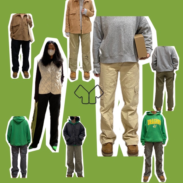 Quần cargo, quần kaki túi hộp secondhand (2hand) hàng Nhật unisex nam, nữ 01