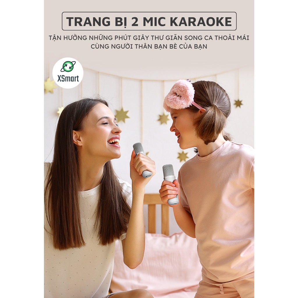 Loa Hát Karaoke Thông Minh Bluetooth 203BT NEW 2023 Có Thể Đổi Giọng Để Livestream