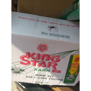 Xịt Muỗi Côn Trùng King Star 600ml