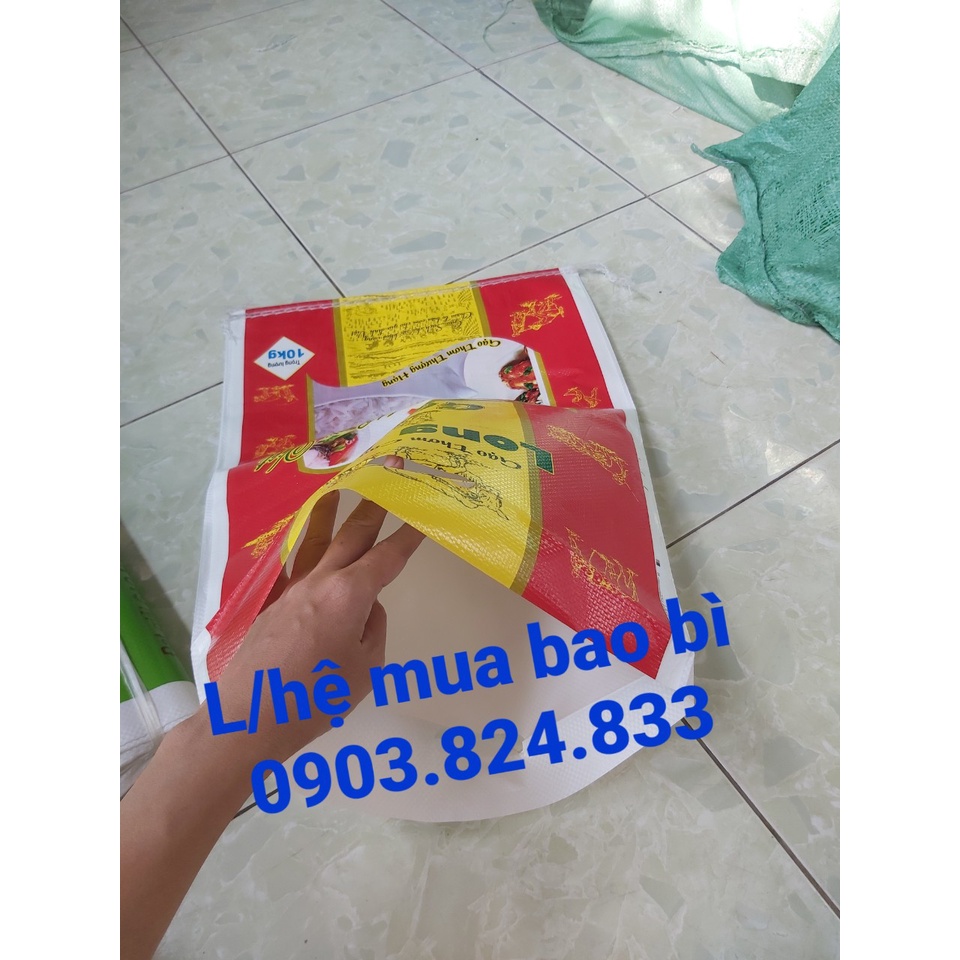Bao đựng gạo LONG LÀI 10kg combo 100 cái