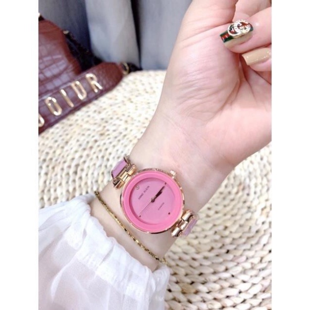 Đồng hồ Anne Klein nữ dây kim loại 5 màu xinh xinh Free Ship