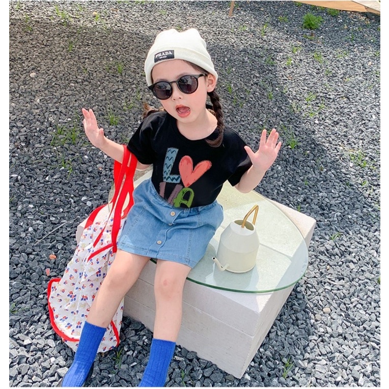 Áo phông gia đình cho bố mẹ con - chữ love