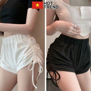 Quần đùi dây rút 2 bên HOTTREND - Quần short nữ quần đùi tập gym yoga chơi thể thao siêu đẹp