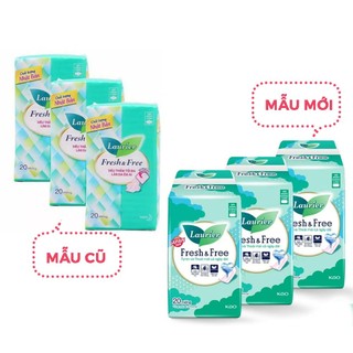 Băng vệ sinh laurier siêu mỏng cánh /không cánh 20 miếng