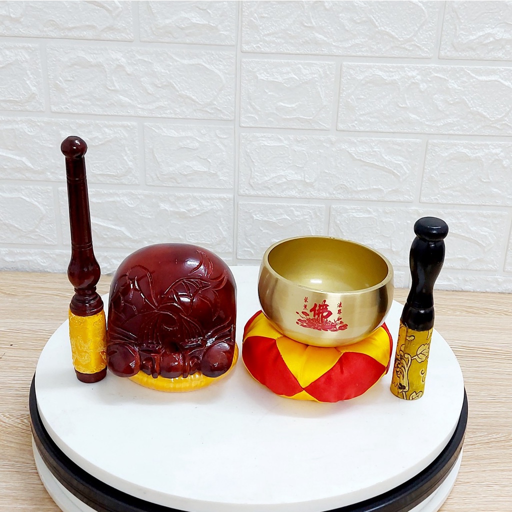 Chuông Mõ Tụng Kinh 4 inch Hàng Đẹp
