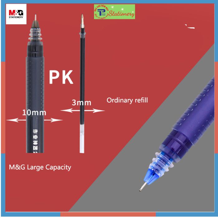 Bút nước MG 0.5mm KO RUỘT dung lượng đại siêu mướt ko gai không tắc mực V 3401 - 1 chiếc