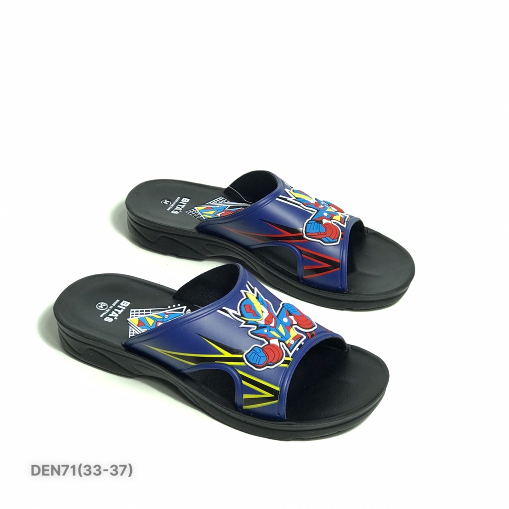 Dép lê bé trai BITAS 33-37 ❤️FREESHIP❤️ Dép lê quai ngang siêu nhân đế nhẹ DEN71