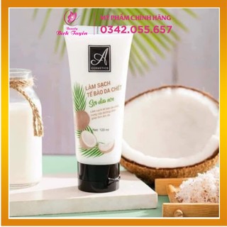Kem tẩy tế bào chết sợi dừa non a cosmetics 120ml