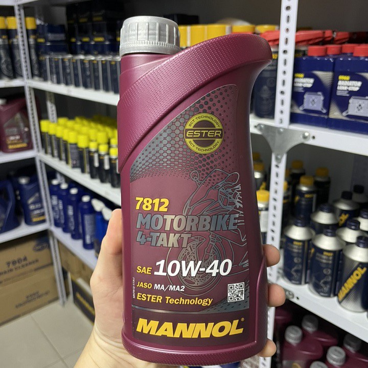 DẦU NHỚT XE SỐ, CÔN TAY MANNOL 7812 10W40