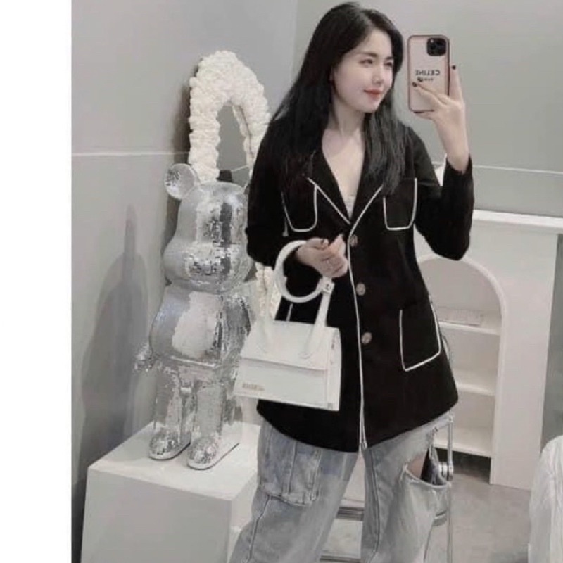 Túi xách nữ Jacquen Size 14-17-20 quai tròn xách tay chuẩn đẹp