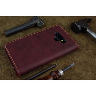 Bao Da Samsung Galaxy Note 9 Handmade Da Bò Thật
