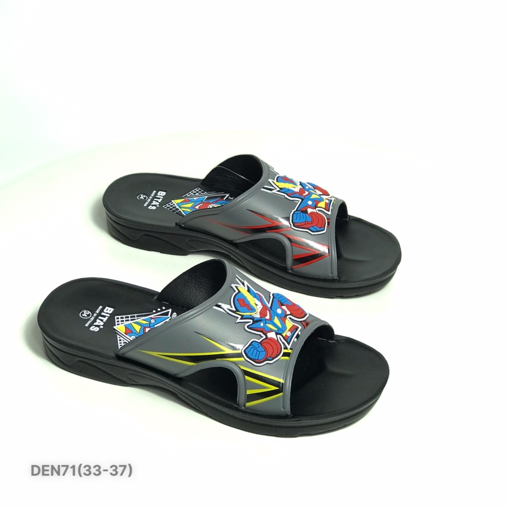 Dép lê bé trai BITAS 33-37 ❤️FREESHIP❤️ Dép lê quai ngang siêu nhân đế nhẹ DEN71
