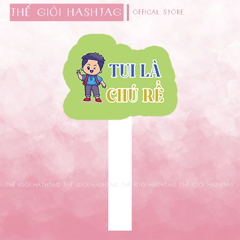 Hashtag đám cưới, sinh nhật, hashtag cầm tay đám cưới, biển cầm tay đám cưới, Mẫu mới nhất.