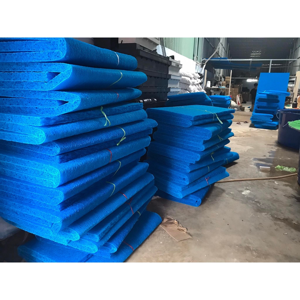 Nguyên tấm jmat không keo 100x200cm, Jmat lọc nước hồ cá koi