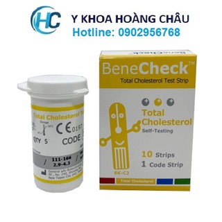 Que thử Cholesterol Benecheck 3 in 1