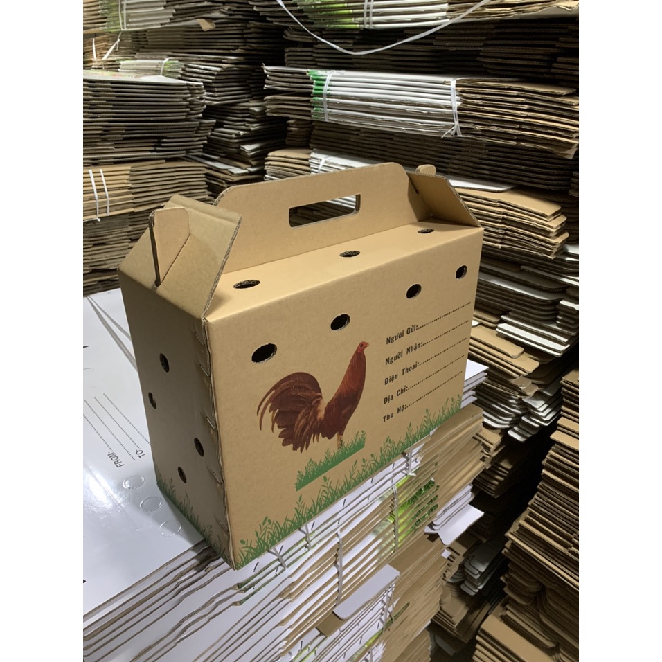 Thùng đựng gà tre chiến kê