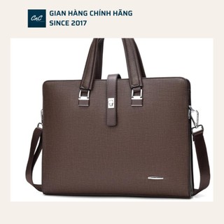 [Bảo hành 10 năm] HÀNG NHẬP Cặp da nam công sở hcm CHICHI FASHION CDN8 DA CAO CẤP ĐỰNG LAPTOP 15 INCH (Loại 1)