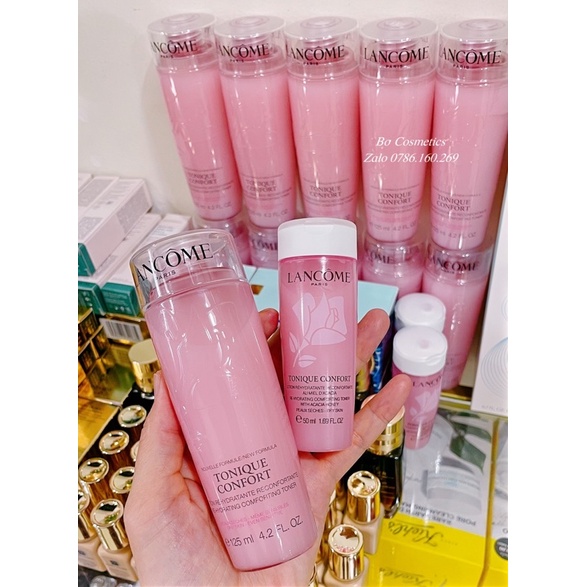 Toner hoa hồng , Nước cân bằng da Lancome Tonique Confort