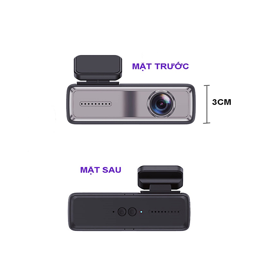 Camera hành trình v8 FullHD 1080p kết nối wifi với điện thoại và màn hình