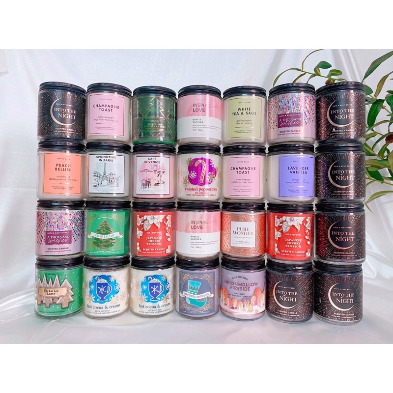 NẾN THƠM BATH & BODY WORKS CHUẨN AUTH CÁC MẪU BEST SALE VỎ MỚI VÀ HIẾM 2023
