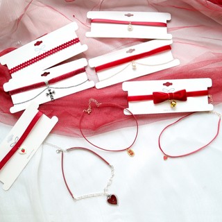 Chocker xinh BST màu đỏ A-ck19-24 Mayconner