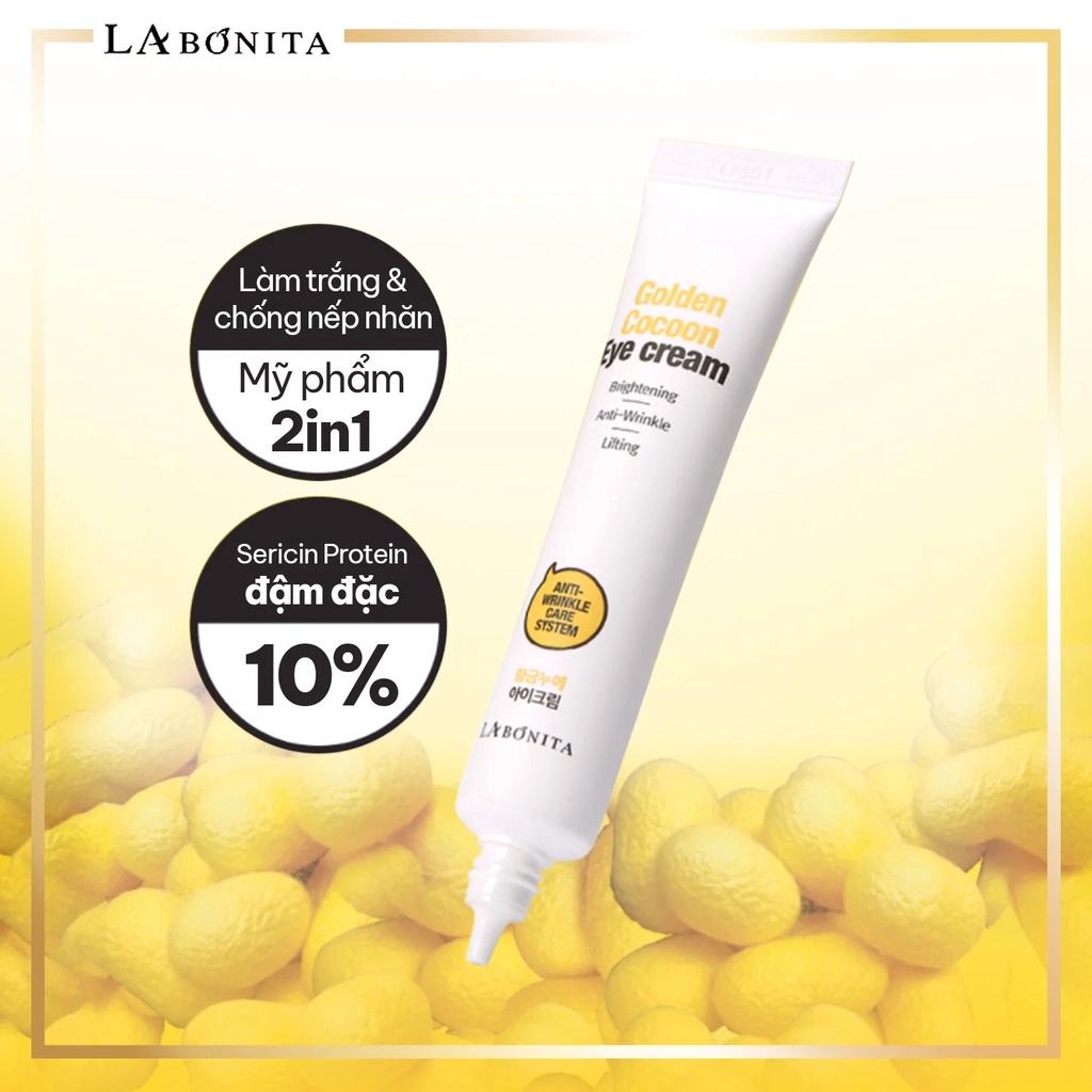 Kem dưỡng mắt La Bonita Golden Cocoon Eye Cream 30ml