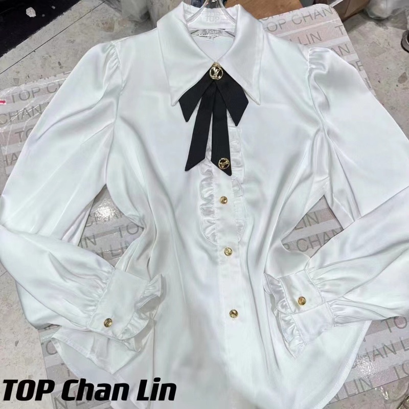 Áo sơ mi công sở , sơ mi tiểu thư lụa cc
