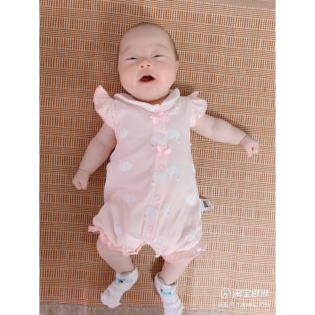 Body bé gái cotton tay cánh tiên - QA164