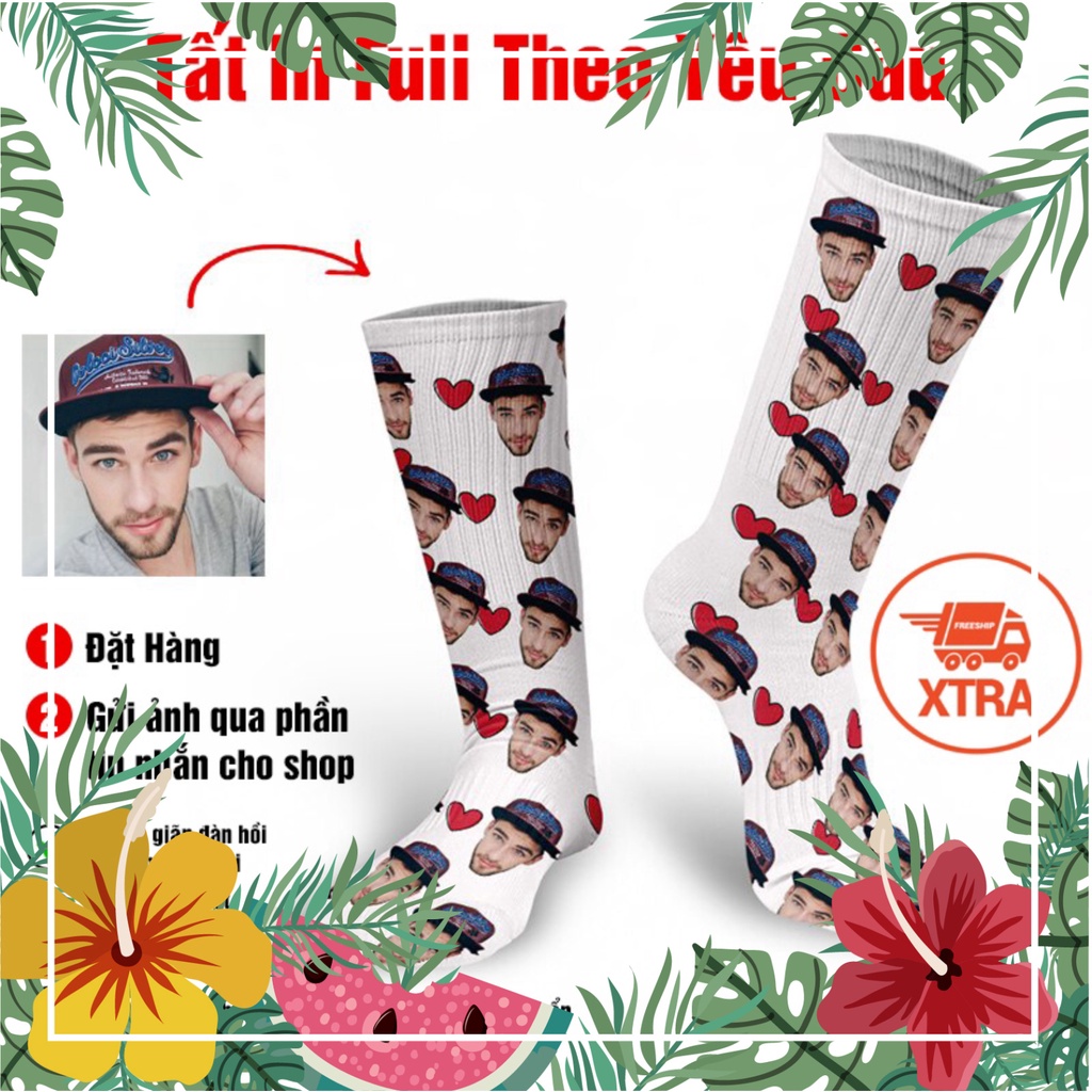 Tất In 3D Full Tất Theo Yêu Cầu | Có Freeship Xtra [Có FS EXtra]