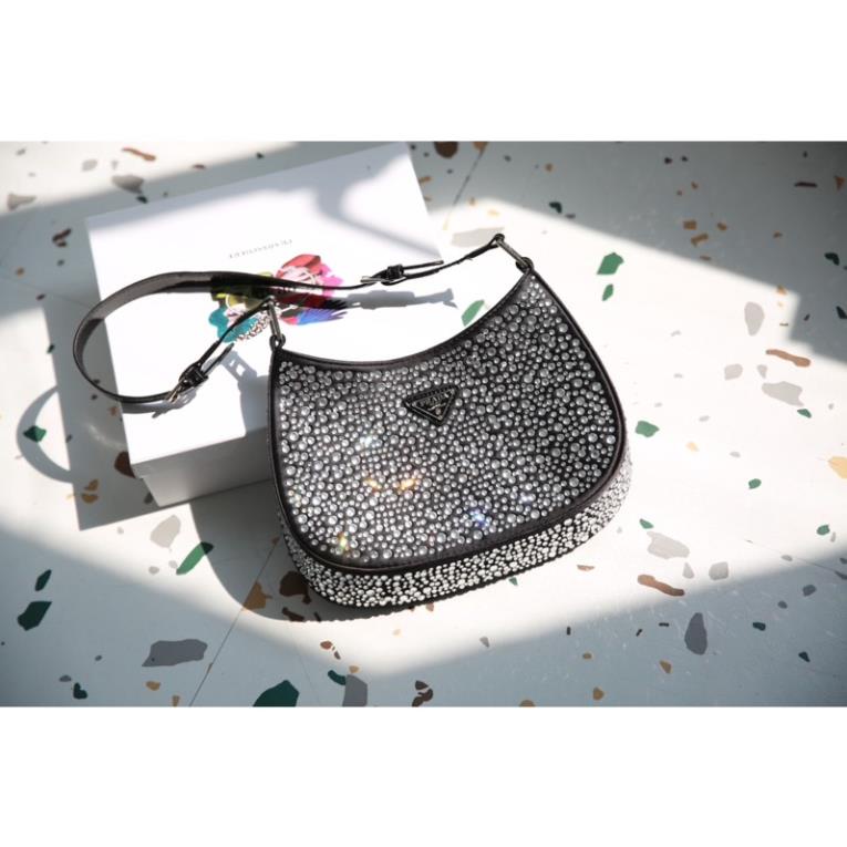 Túi Xách Kẹp Nách Prada Đá Size 22  -  By Willow.luxury