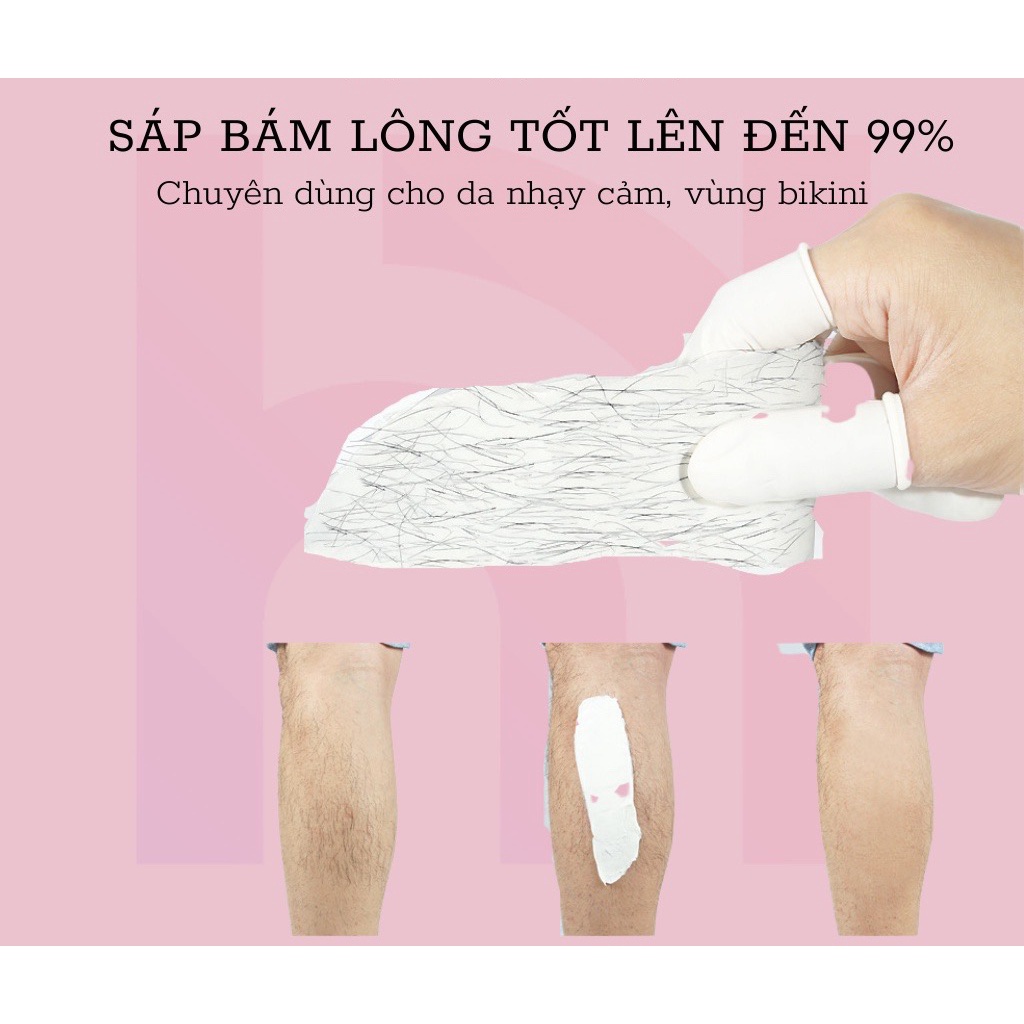 100g Sáp wax lông nóng hạt đậu Hard Wax Beans 💜 Sáp wax lông nhiều màu sắc