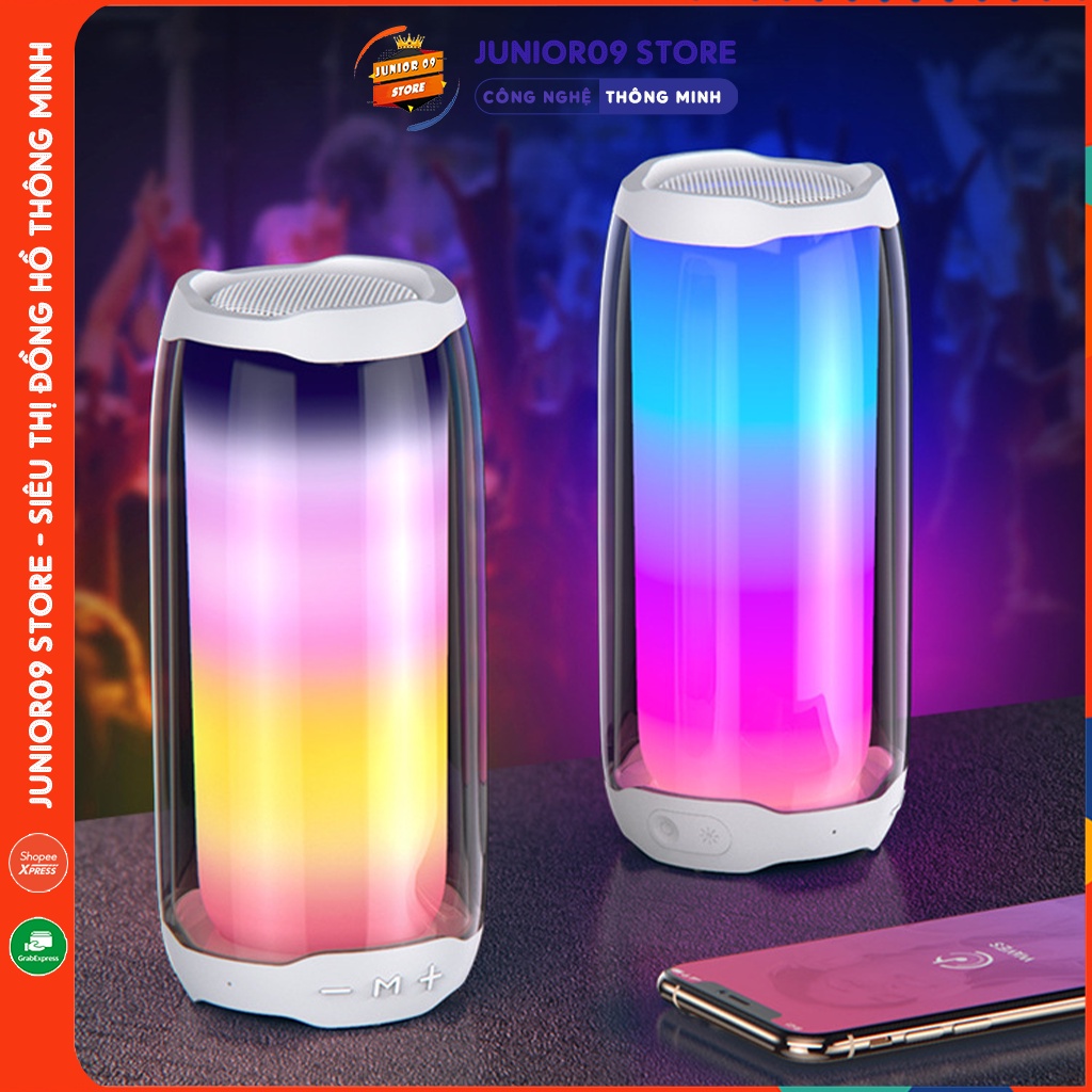 Loa Bluetooth JBL Pulse Pro, Loa Bluetooth Mini Bass Mạnh Có Đèn Led Theo Nhạc, Âm Thanh Vòm 360, Pin Cực Khoẻ Junior09