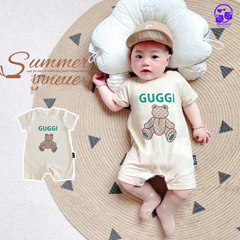 Body cộc cho Bé Trai Bé Gái MẪU MỚI quần áo Sơ Sinh vải Thun Lạnh mềm mịn, Bodysuit cho bé dễ thương từ 3-12kg